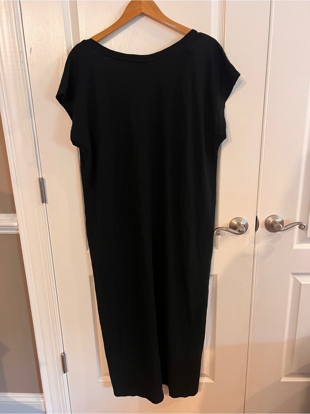 WOMEN'S BLACK UNIVERSAL THREAD COTTON MAXI DRESS XL - Picture 2 of 3